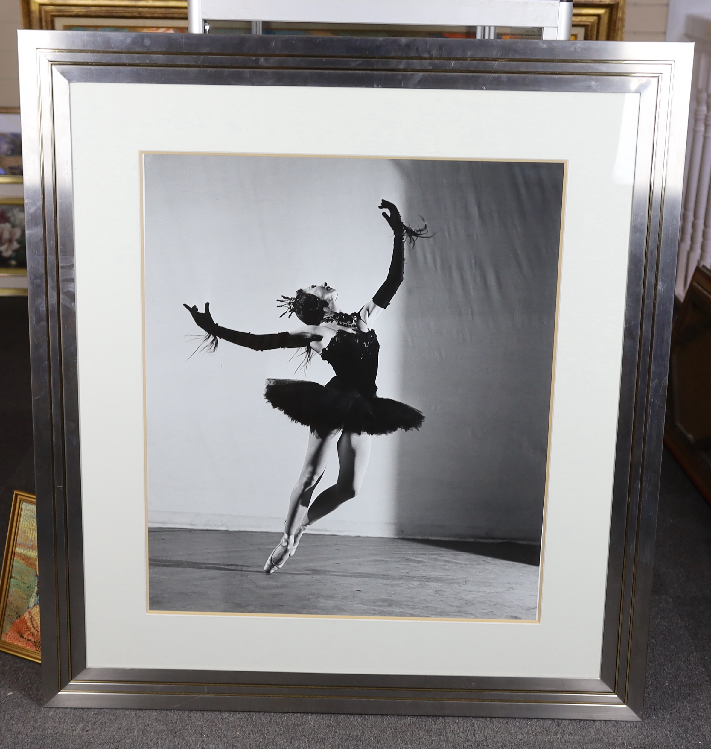 Willy Rizzo (1928-2013), Rosella Hightower 1951, a gelatin silver print, printed later, 78.5 x 67cm, sheet overall 86 x 73.5cm